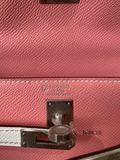  Kelly Hss K25 Epsom Bicolor (Rose Confetti/Blance) PHW 