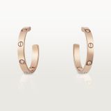  Carrtier love earrings, diamond 