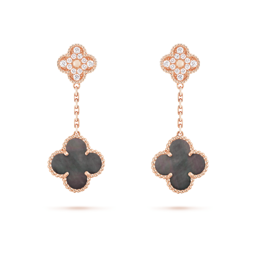  VCA Magic Alhambra earrings, 2 motifs 