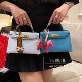  Kelly Mini Epsom Bleu Brume GHW 