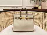  Birkin B25 Togo Bicolor Craie/ Etoupe Brushed GHW 