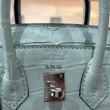  Birkin B20 Crocodile Vert d’eau PHW 