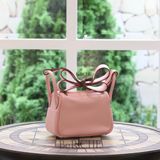  Mini Lindy 20 Swift Leather Rose Sakura PHW 