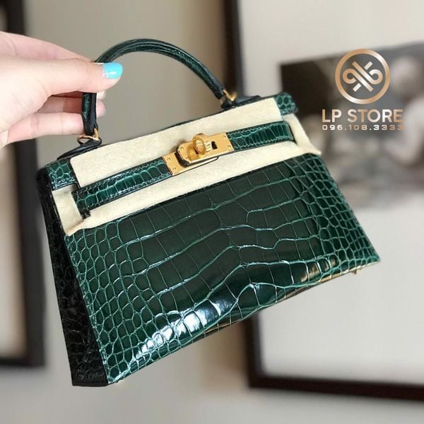  Kelly Pochette KP22 Crocodile GHW 