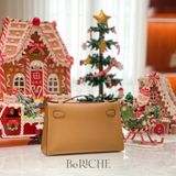  Kelly Pochette KP22 Swift Leather Chai PHW 