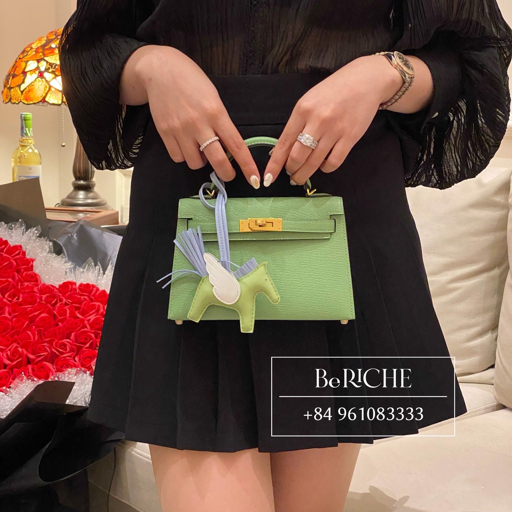 Kelly Mini K20 Chèvre Vert Criquet