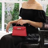  Kelly Mini K20 Ostrich Rose Tyrien PHW 