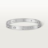  Cartier love bracelet, 10 diamond 