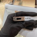  Kelly Mini Epsom Bleu Brume PHW 