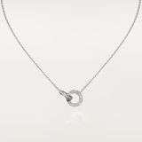  Carrtier love necklace, diamonds 