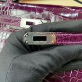  Kelly Pochette KP22 Crocodile Amethyst PHW 