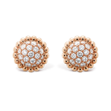  VCA Perlée diamonds earrings 