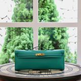  Kelly Cut Swift Leather Vert Verone GHW 