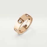  Cartier love ring, 6 diamond 