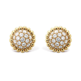  VCA Perlée diamonds earrings 
