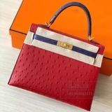  Kelly K25 Ostrich Bicolor GHW 