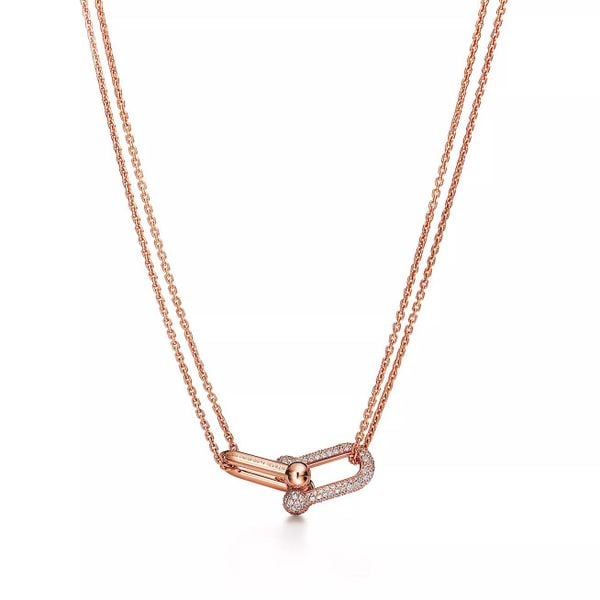 Tiffany Hardwear Large Double Link Pendant 