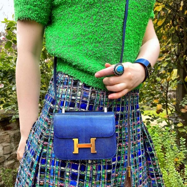  Constance 18 Lizard Blue GHW 