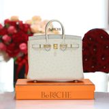  Birkin B25 Ostrich Parchemin GHW 