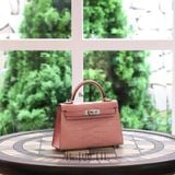  Kelly Mini K20 Crocodile Alligator BumbleGum Pink PHW 