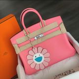  Birkin B25 Swift Rose D'ete PHW 