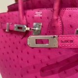  Birkin B25 Otrich Fuchsia PHW 