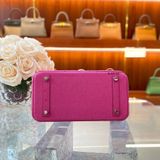  Birkin B25 Otrich Fuchsia PHW 