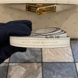  Kelly Mini K20 Ostrich Parchemin GHW 