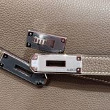  Kelly Depeches 25 Pouch Togo Etoupe PHW 