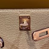  Kelly Mini K20 Metallic Gold Chevre Myzore GHW 