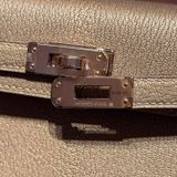  Kelly Mini K20 Metallic Gold Chevre Myzore GHW 