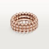  CLASH DE CARTIER RING, DOUBLE ROW, PAVED 