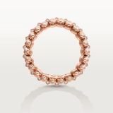  CLASH DE CARTIER RING, DOUBLE ROW, PAVED 