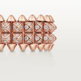  CLASH DE CARTIER RING, DOUBLE ROW, PAVED 