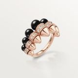  CLASH DE CARTIER RING, ONYX, EXTRA-LARGE MODEL, DIAMONDS 