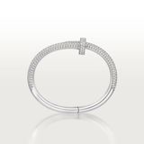  CARTIER JUSTE UN CLOU BRACELET, LARGE MODEL, HALF-PAVED 