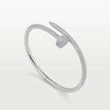  CARTIER JUSTE UN CLOU BRACELET, CLASSIC MODEL, DIAMONDS 