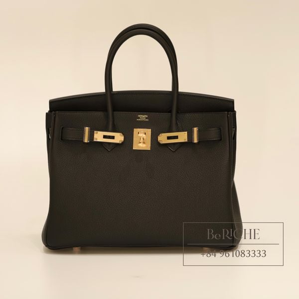  Birkin B30 Togo Noir Black 