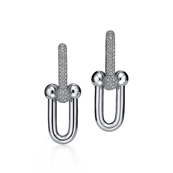  Tiffany Hardwear Large Link Earrings 