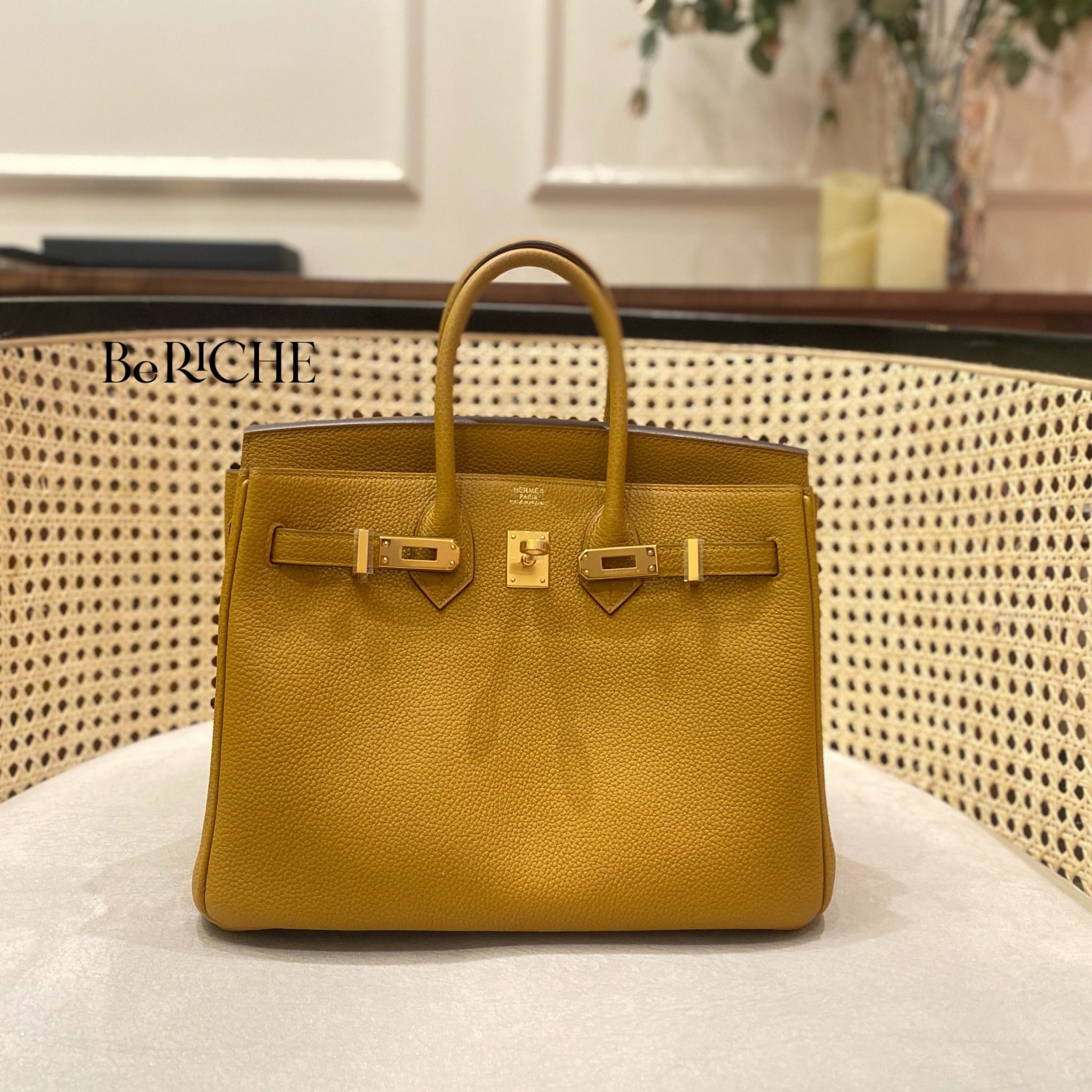  Birkin B25 Togo Sesame 