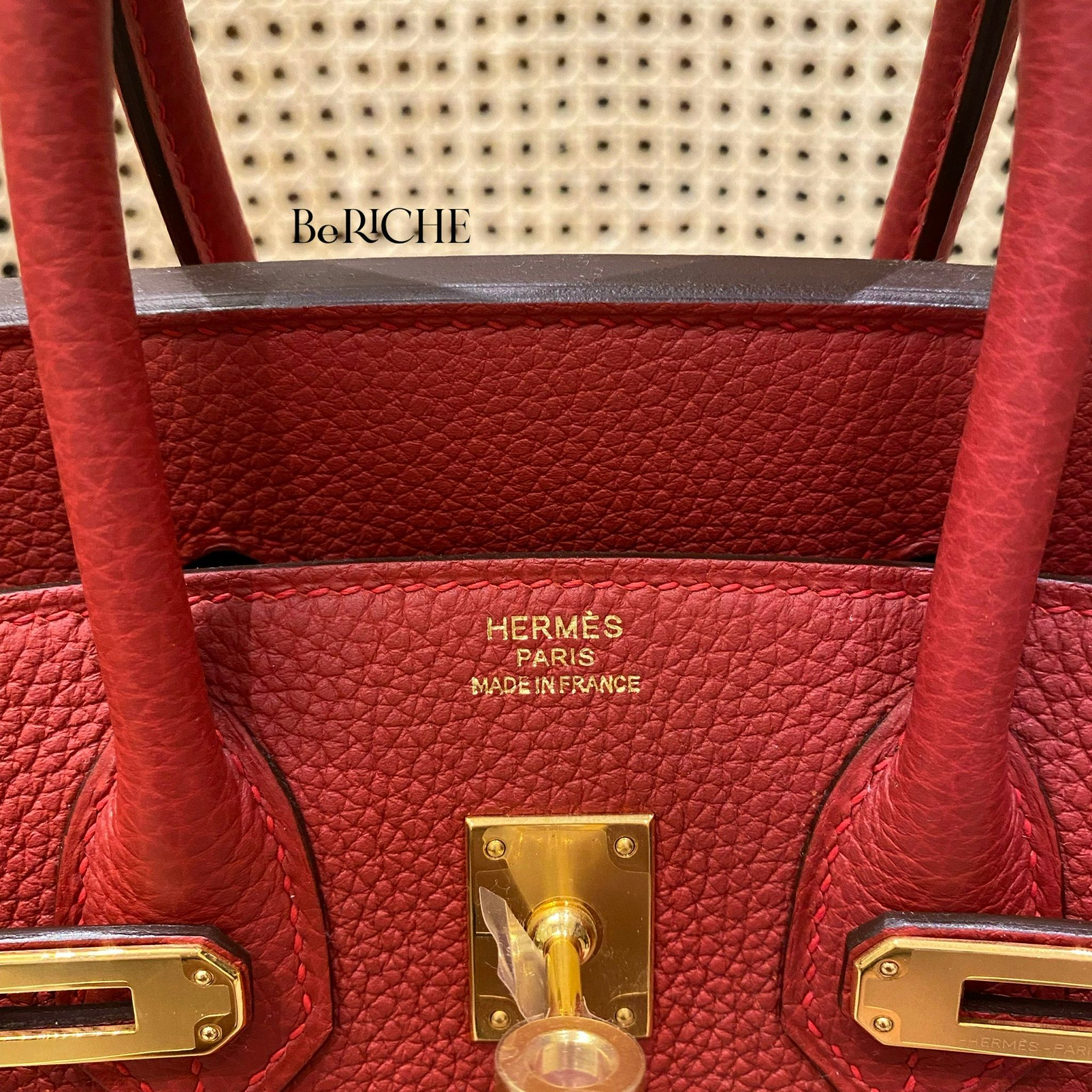  Birkin B25 Togo Rouge Vif 