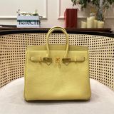  Birkin B25 Togo Jaune Poussin GHW 