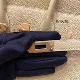  Birkin B25 Togo Jaune Poussin GHW 