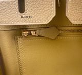  Birkin B25 Togo Jaune Poussin GHW 