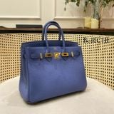  Birkin B25 Togo Bleu Brighton GHW 