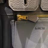  Birkin B25 Togo Bleu Brighton GHW 