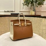  Birkin B25 Togo Bicolor Gold/ Craie Brushed GHW 