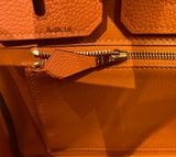  Birkin 25 B25 togo Orange GHW 