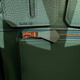  Birkin B25 Togo Vert Verone GHW 