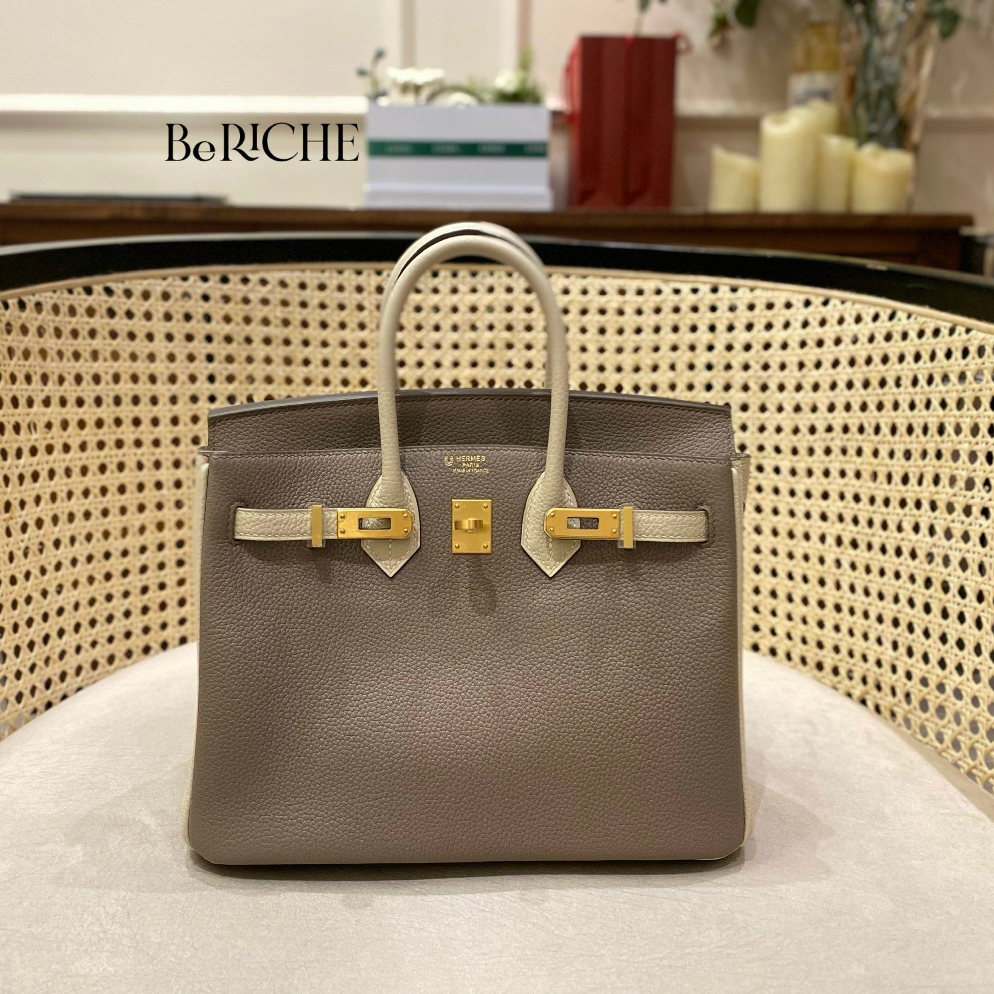 Hermes Bi-Color Togo Birkin